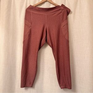 High-Waist Rust Active Leggings